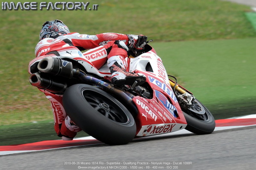 2010-06-26 Misano 1614 Rio - Superbike - Qualifyng Practice - Noriyuki Haga - Ducati 1098R